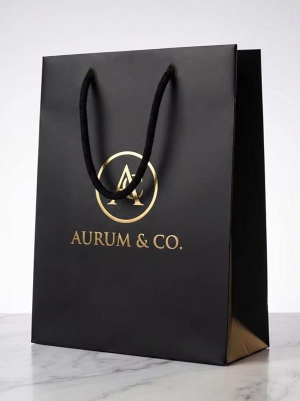 Custom luxury gift paper bags manufacturing