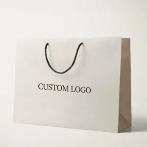High GSM white cardboard paper bag material for vibrant full color printing